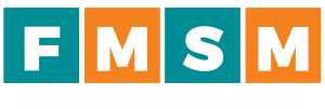 Five Minute Social Media Logo - Horizontal, White